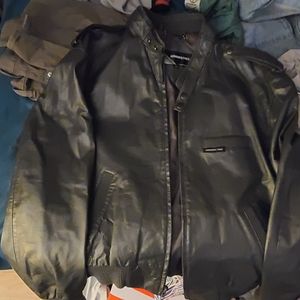 Vintage leather members only jacket